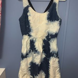 ACID WASH AMERICAN EAGLE SKATER DRESS